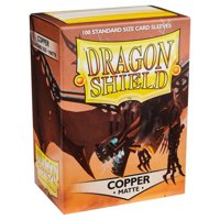 100 Bustine Standard Dragon Shield Matte Sleeves - COPPER