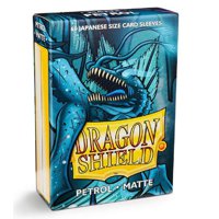 Bustine Japanese Dragon Shield Matte 60 (BLU PETROLIO)