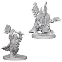 Nolzur's Marvelous Miniatures - Dwarf Male Paladin