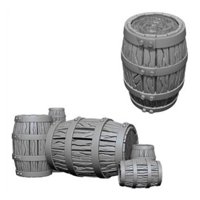 Pathfinder - Deep Cuts Miniatures - Barrel & Pile of Barrels