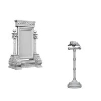 Pathfinder - Deep Cuts Miniatures - Mirror & Bird on Stand