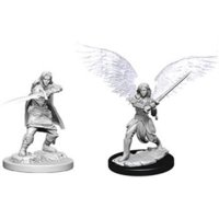Nolzur's Marvelous Miniatures - Aasimar Female Fighter