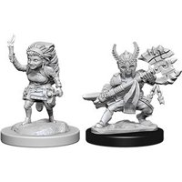 Nolzur's Marvelous Miniatures - Halfling Female Fighter