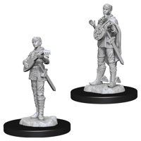 Nolzur's Marvelous Miniatures - Half-Elf Female Bard