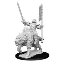 Pathfinder - Deep Cuts Miniatures - Orc on Dire Wolf
