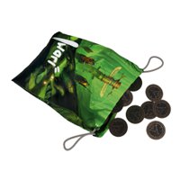 Iwari - Add-on Segnalini Conteggio Territori in Metallo e Sacchetto in Cotone