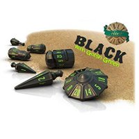 Set di Dadi Hero Warrior (Black, Goblin Green)