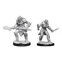 Nolzur's Marvelous Miniatures - Bugbear Barbarian & Bugbear Rogue