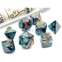 Set di Dadi Lab Dice - Lustrous (Alpestre, Arancione)