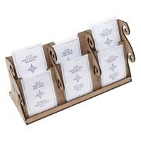 Portacarte - Display Verticale (6 slot)