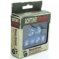 Achtung! Cthulhu - Set di Dadi Blauer Kristal