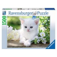Puzzle 1500 pz - Gattino Bianco