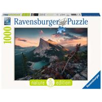 Puzzle 1000 pz - Tramonto in Montagna