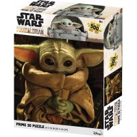 Puzzle Effetto 3D - 500 pezzi - Star Wars The Mandalorian Grogu