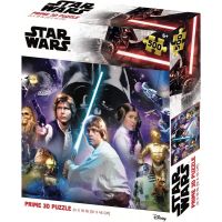 Puzzle Effetto 3D - 500 pezzi - Star Wars Personaggi