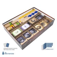 Through the Ages - Organizer in Legno con Plancette in Plexiglas