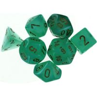 Set di Dadi Borealis Luminary (Verde Chiaro, Oro)