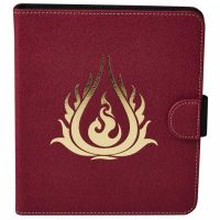 Spell Codex Roleplaying Portfolio - Blood Red - Dragon Shield