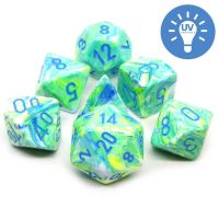 Set di Dadi Lab Dice - Festive (Giardino, Blu)