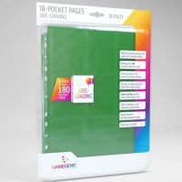 10 Fogli 18 Tasche Inserimento Laterale Gamegenic (VERDE)