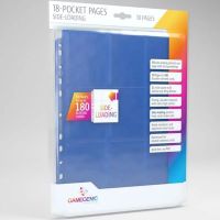 10 Fogli 18 Tasche Inserimento Laterale Gamegenic (BLU)