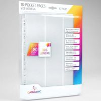 10 Fogli 18 Tasche Inserimento Laterale Gamegenic (BIANCO)