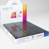 50 Fogli 18 Tasche Inserimento Laterale Gamegenic (NERO)