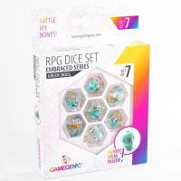 Set di Dadi Gamegenic Embraced Series - Green Skull