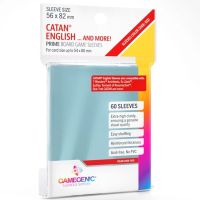 Bustine Gamegenic Prime Board Game Sleeves Catan English Red 60 (56x82)