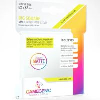 Bustine Gamegenic Matte Board Game Sleeves Big Square Lime 50 (82x82)