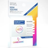 Bustine Gamegenic Matte Board Game Sleeves Mini Square Dark Blue 50 (53x53)