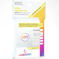 Bustine Gamegenic Matte Board Game Sleeves Mini American Yellow 50 (44x67)