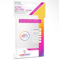 Bustine Gamegenic Matte Board Game Sleeves Magenta 60 (72x112)