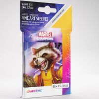 Bustine Gamegenic Marvel Champions Fine Art Sleeves 50 (ROCKET RACCOON)