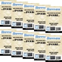 10x 100 Bustine Sapphire SAND 54x80 | Mythic Bundle