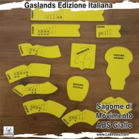 Gaslands Refuelled - Sagome di Movimento in ABS Giallo
