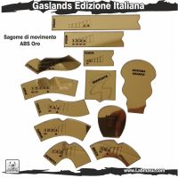 Gaslands Refuelled - Sagome di Movimento in ABS Oro