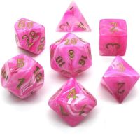 Set di Dadi Vortex (Rosa, Oro)