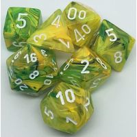 Set di Dadi Vortex (Dente di Leone, Bianco)