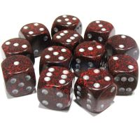 Set di Dadi 12D6 Speckled (Vulcano Argento)