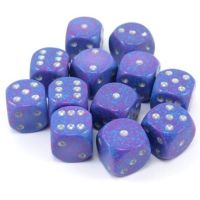 Set di Dadi 12D6 Speckled (Tetra Argento)