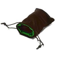 Sacchetto Grande Velluto Nero Seta (VERDE)