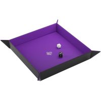 Vassoio Lanciadadi Gamegenic Magnetic Dice Tray Square (Nero-Viola)