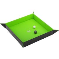 Vassoio Lanciadadi Gamegenic Magnetic Dice Tray Square (Nero-Verde)