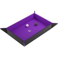 Vassoio Lanciadadi Gamegenic Magnetic Dice Tray Rectangular (Nero-Viola)