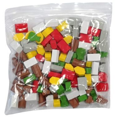 Kit Risorse in Legno Colori Assortiti