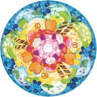 Puzzle Rotondo Circle of Colors - Coppa di Gelato - 500 Pezzi