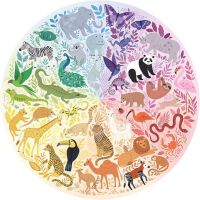 Puzzle Rotondo Circle of Colors - Animali - 500 Pezzi