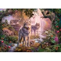 Puzzle Lupi d'Estate - 1000 Pezzi
