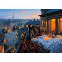 Puzzle - Balcone a Parigi - 1000 Pezzi